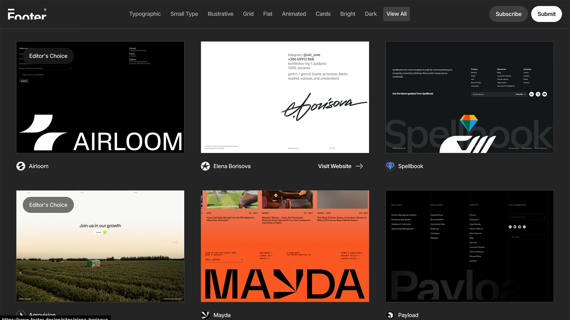 Footer Design
