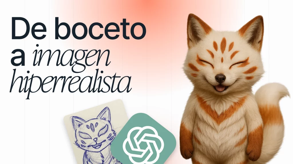 imagen de portada de el artículo de blog: de boceto a imagen hiperrealista con chtgpt