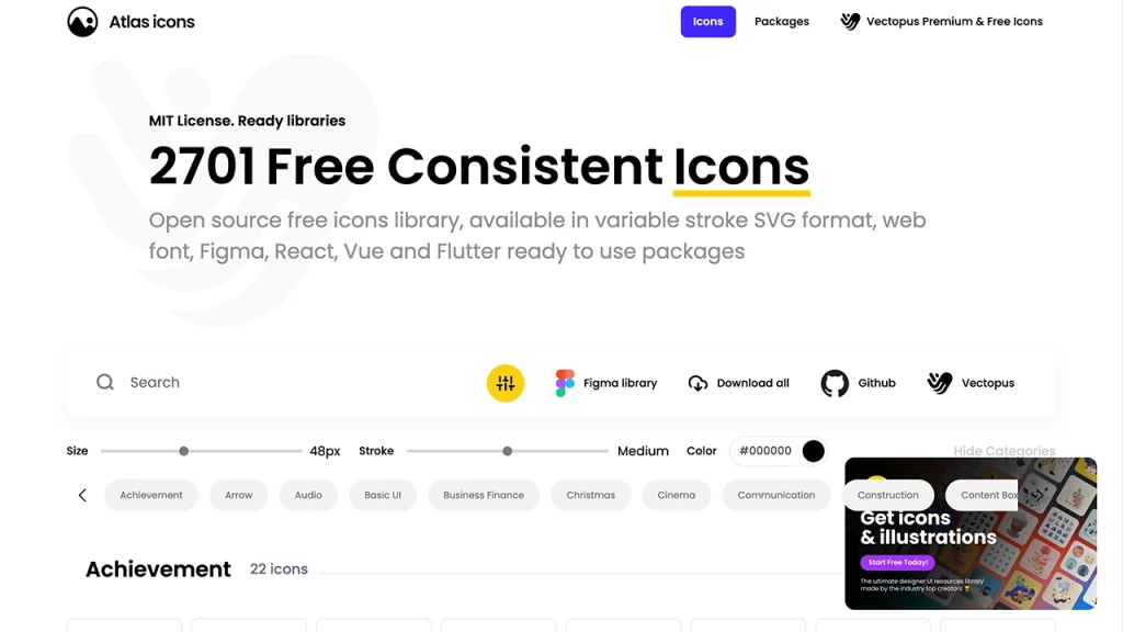 Atlas Icons