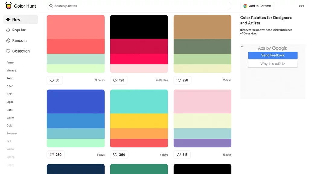 ColorHunt Imagen