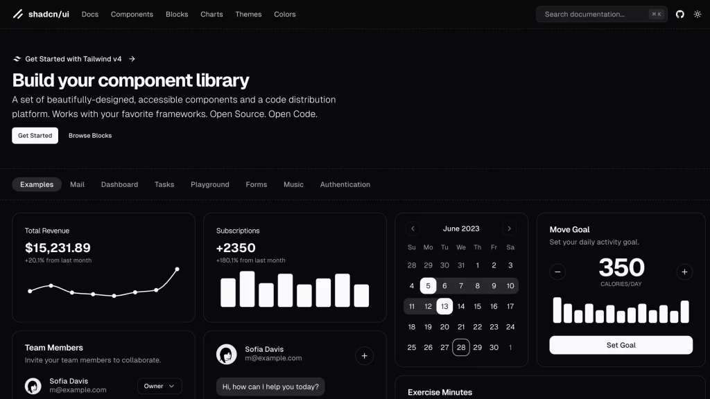 shadcn/ui