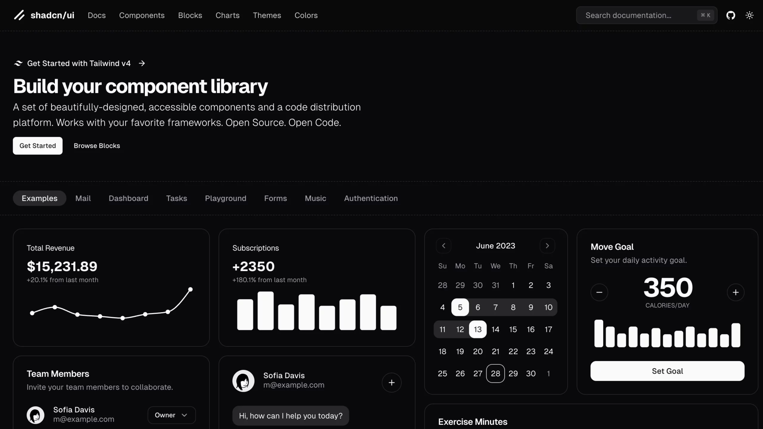 shadcn/ui