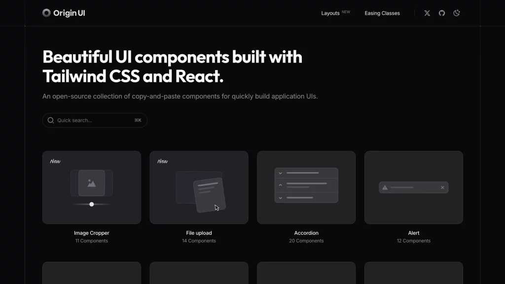 origin ui