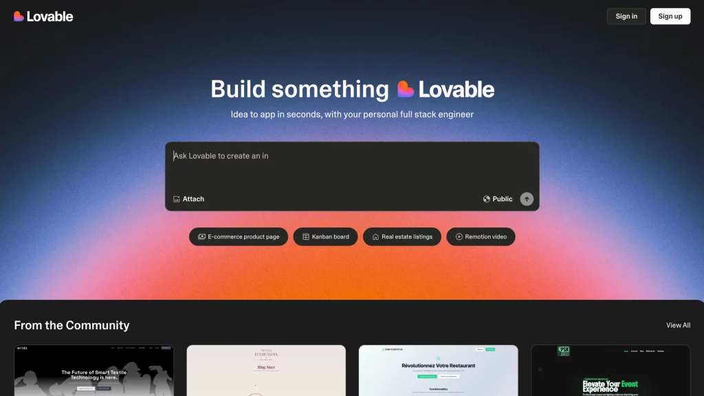 lovable